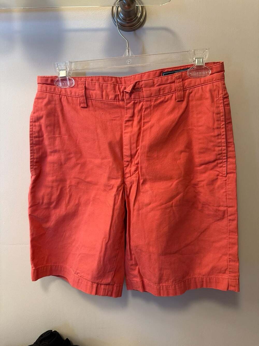 Vineyard Vines Men's Coral Red 100% Cotton Club Shorts Size 28